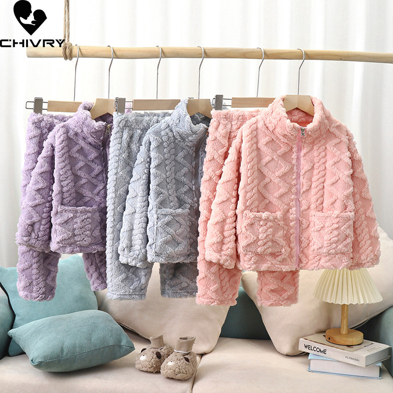 Winter Clothing For Baby Girl - New Kids Winter Thicken Warm Flannel