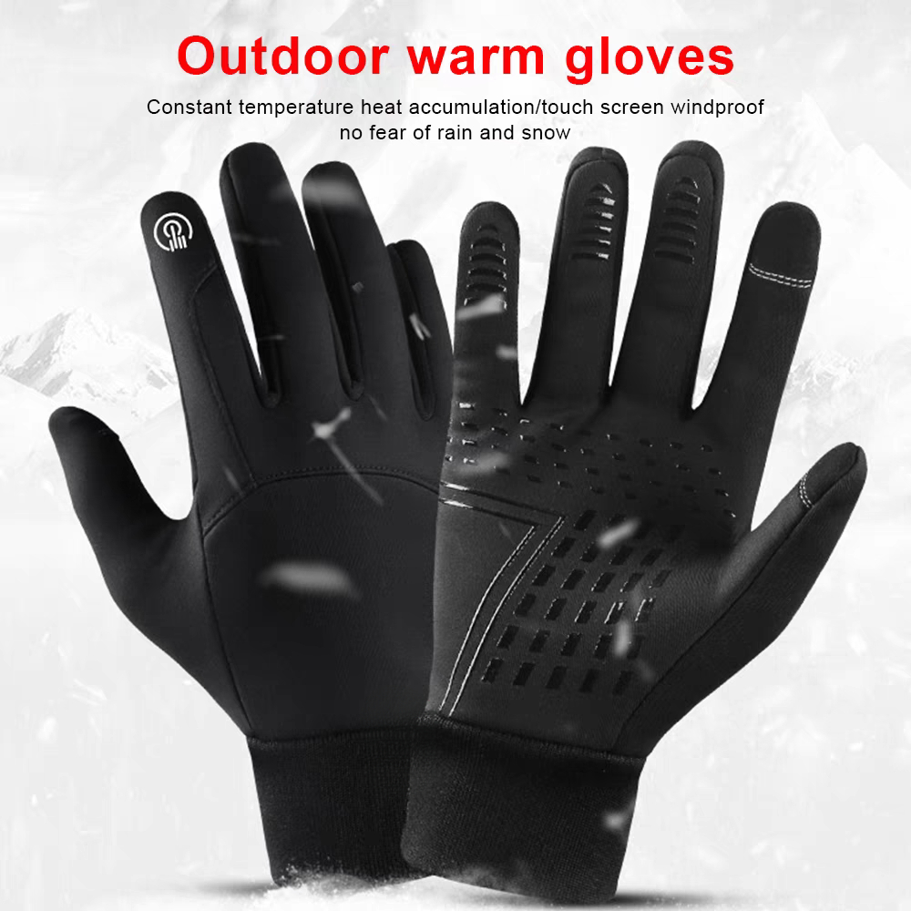 Waterproof Mitten Ski - Autumn Winter Men Women Gloves Touch
