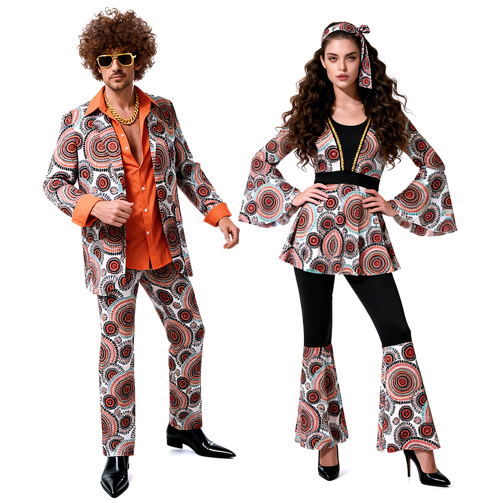 Winter Clothing Manufacturers - 7080S Hippie Couples Costume Disco Cosplay