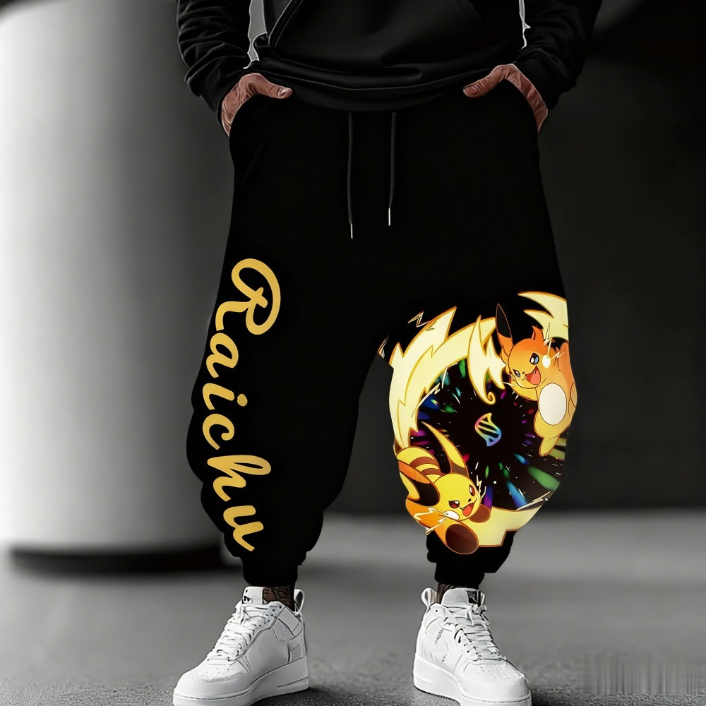 Winter Clothing Trends For Women - Pokémon Series Fleece Thermal Trousers Autumn