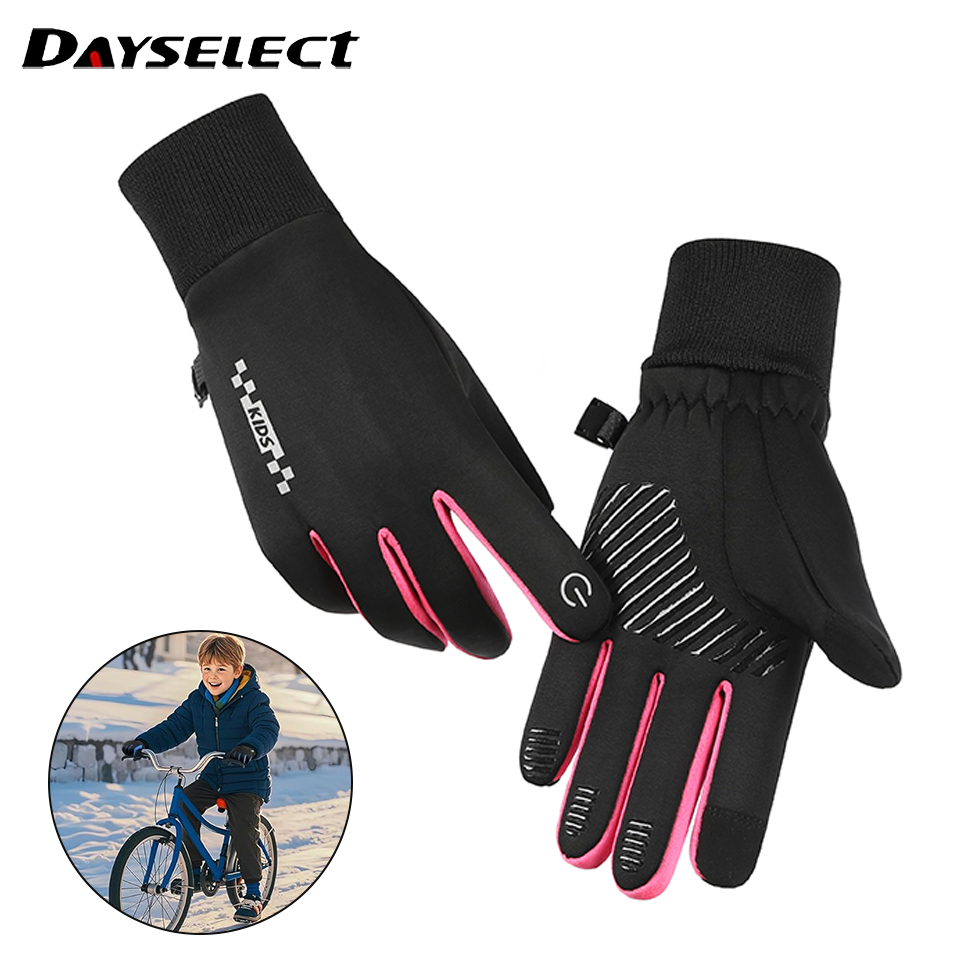 Waterproof Mitten Ski - Winter Children's Gloves Padded Warm Wind