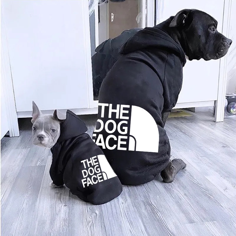 Winter Clothing In French - Pet Dog Hoodies Autumn and Winter