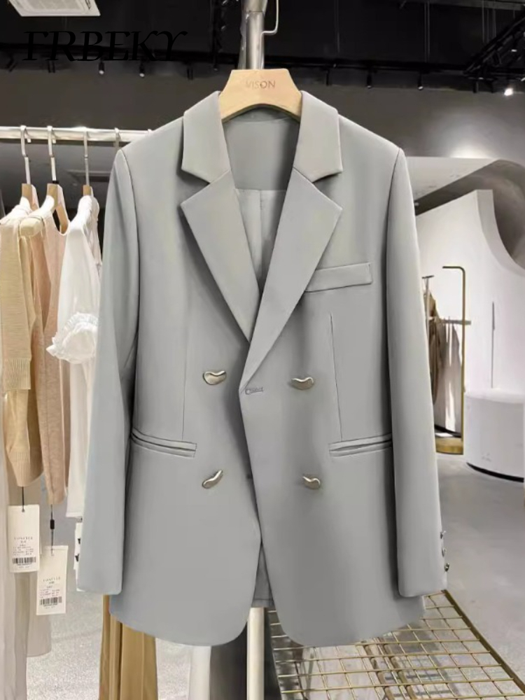 Winter Clothing In French - Outerwears Women's Blazers Spring Autumn New