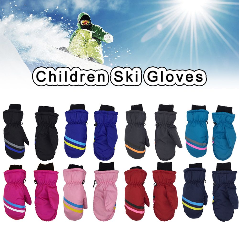 Waterproof Mitten Ski - New Children Kids Winter Snow Warm