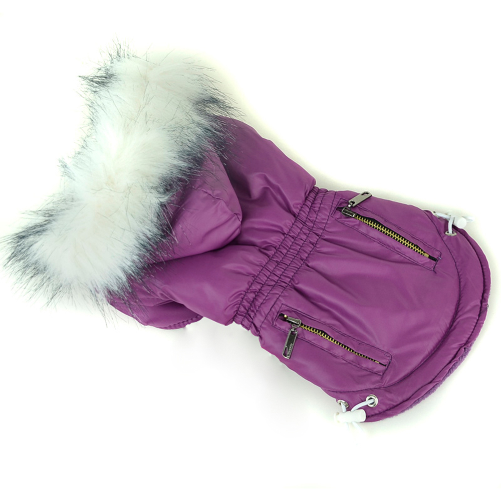 Winter Dog Clothes Warm Hooded - огляд і ціна Winter Clothing In French