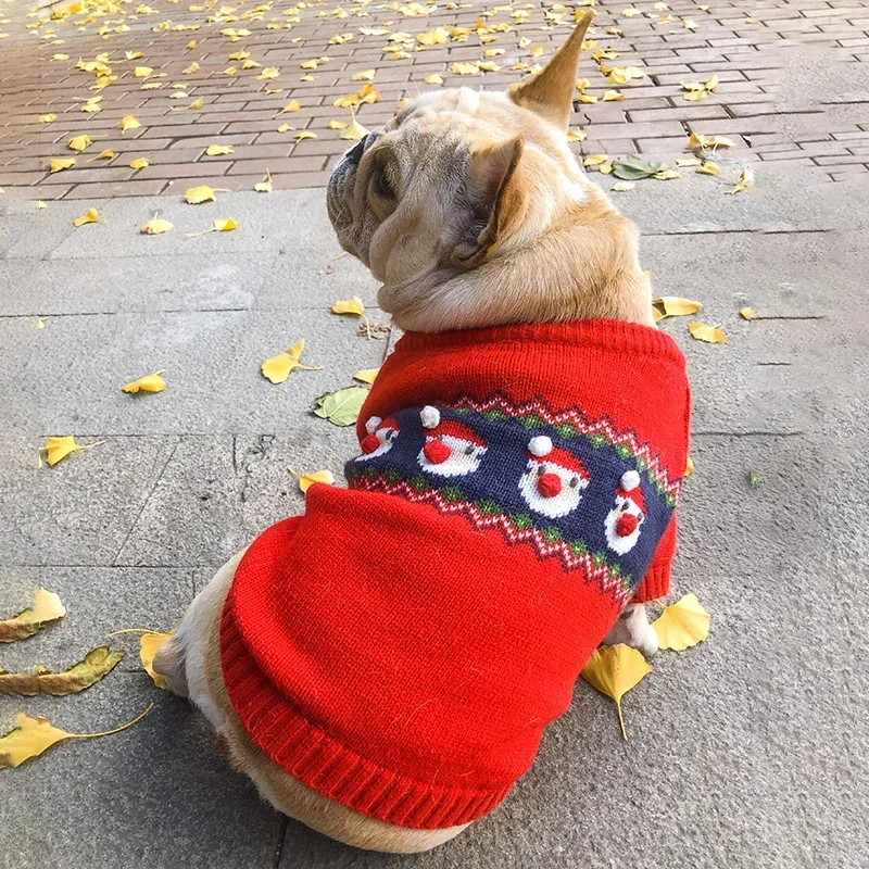 Christmas Dog Sweater Winter D - огляд і ціна Winter Clothing In French