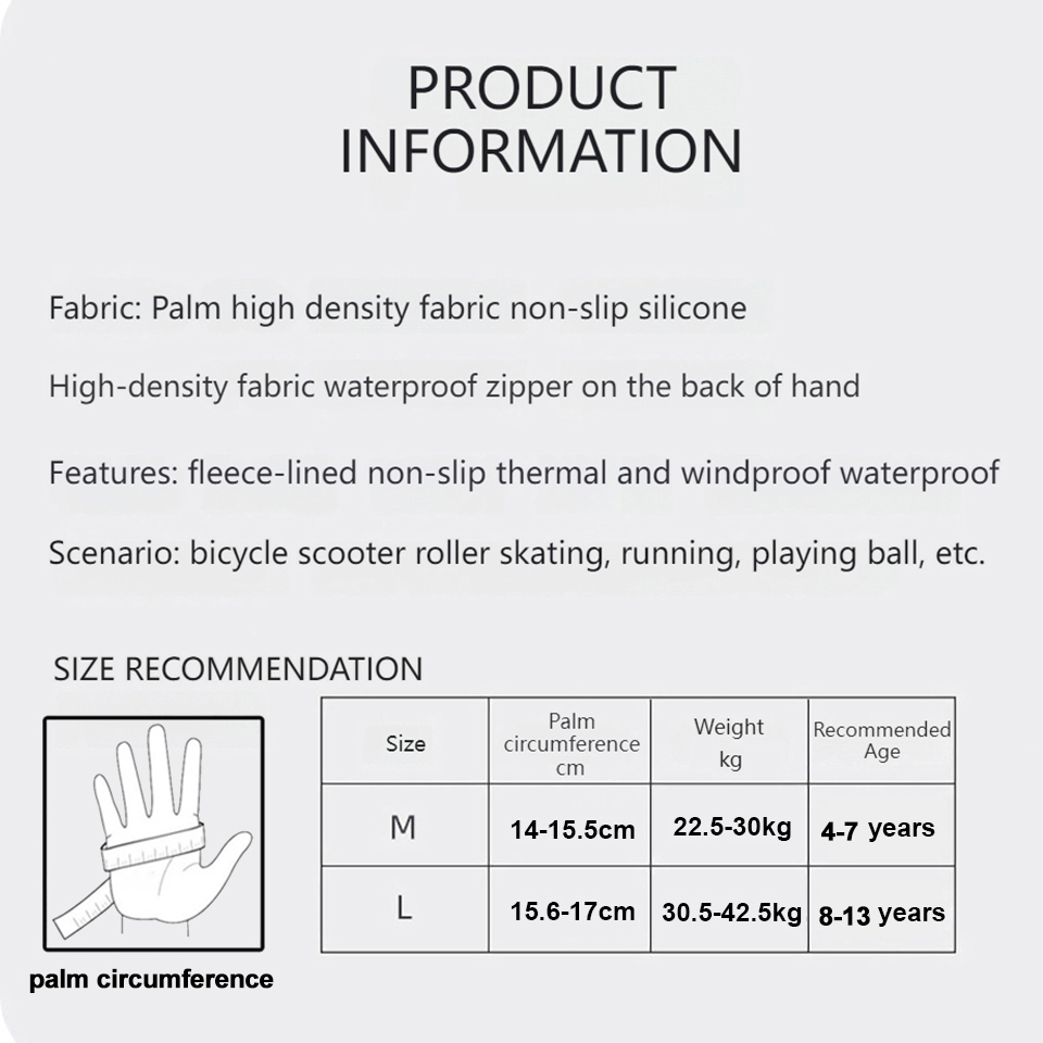 GTUBIKE Children's Gloves Warm - огляд і ціна Waterproof Mitten Ski