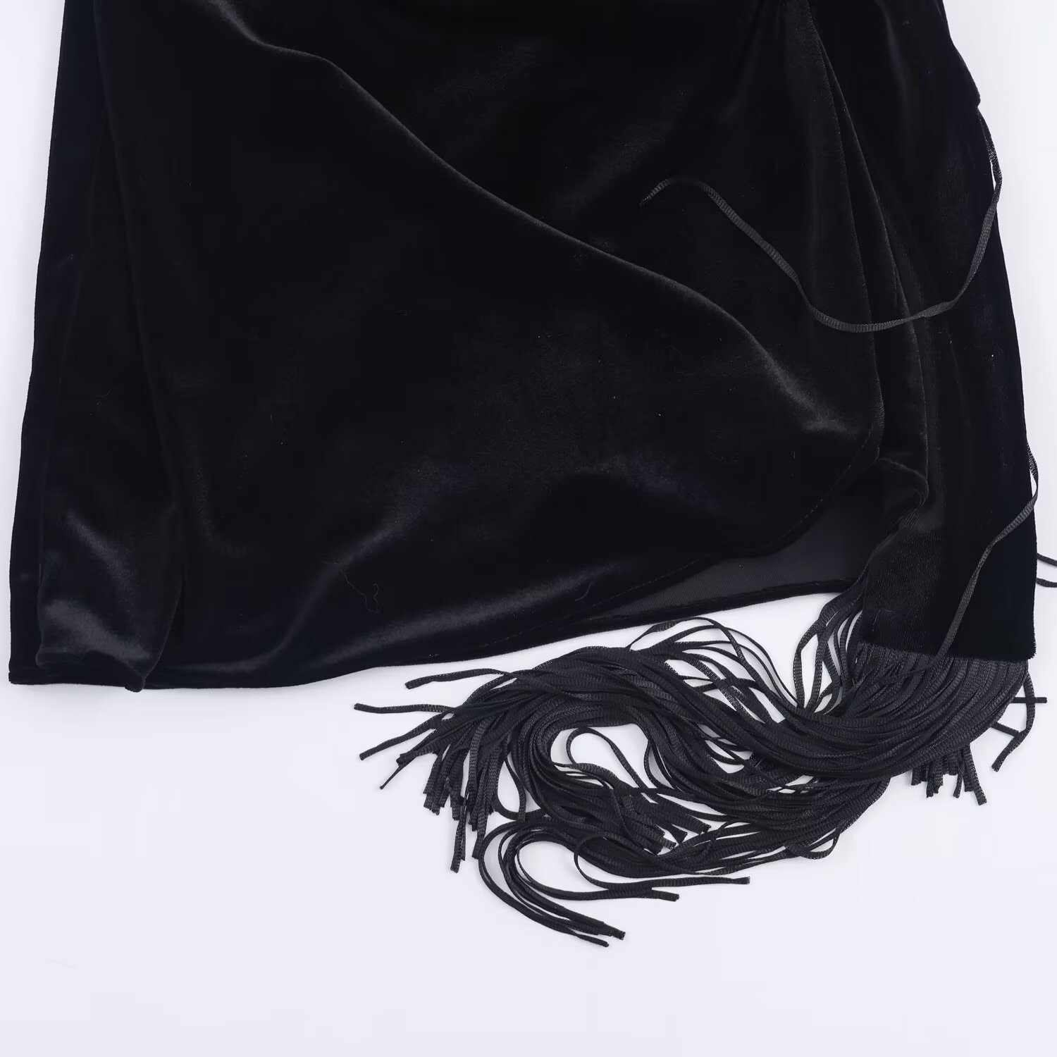 BSAY Tassel Velvet Short Dress - огляд і ціна Winter Clothing In French