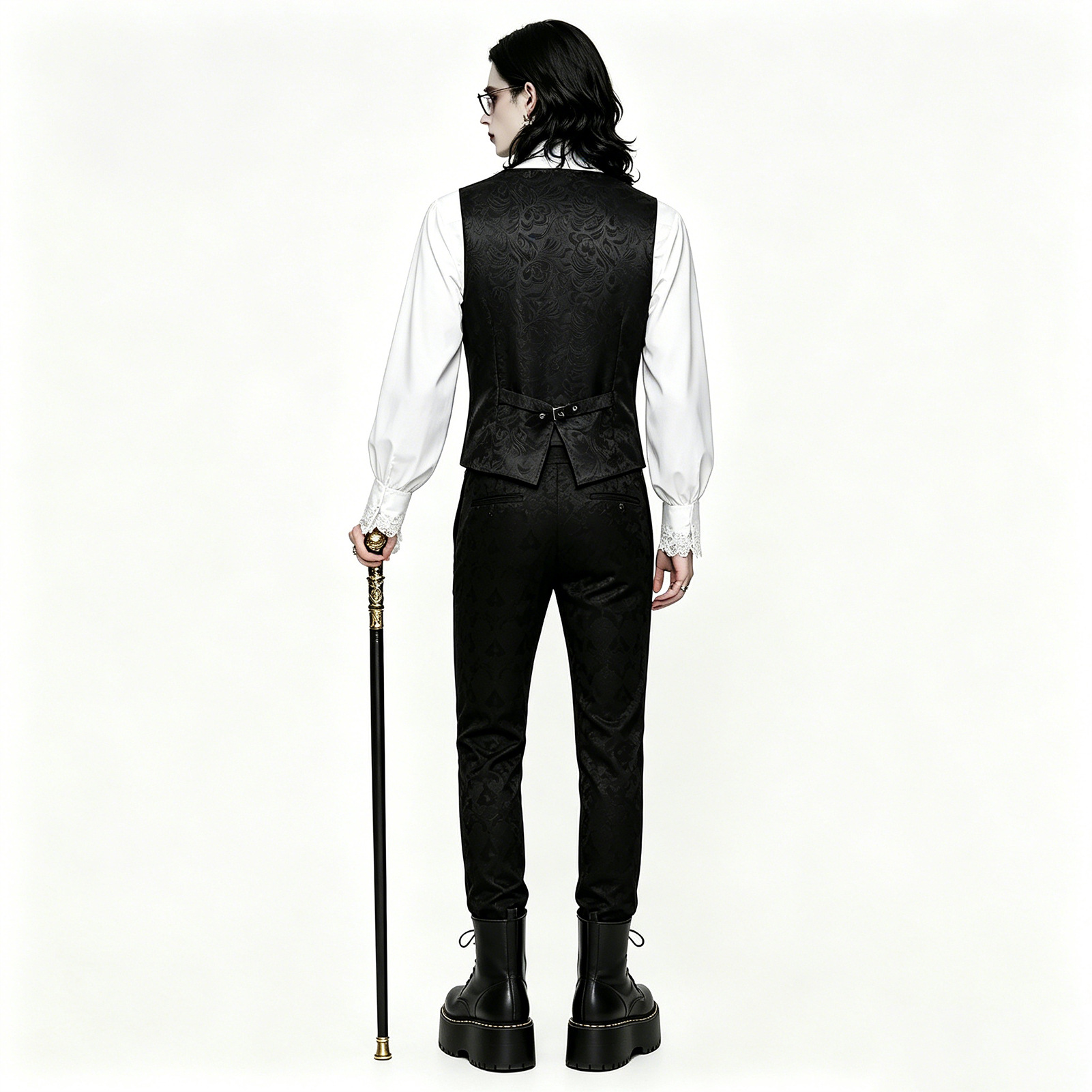Men's Fashion Steam Punk Pure  - огляд і ціна Winter Clothing Manufacturers