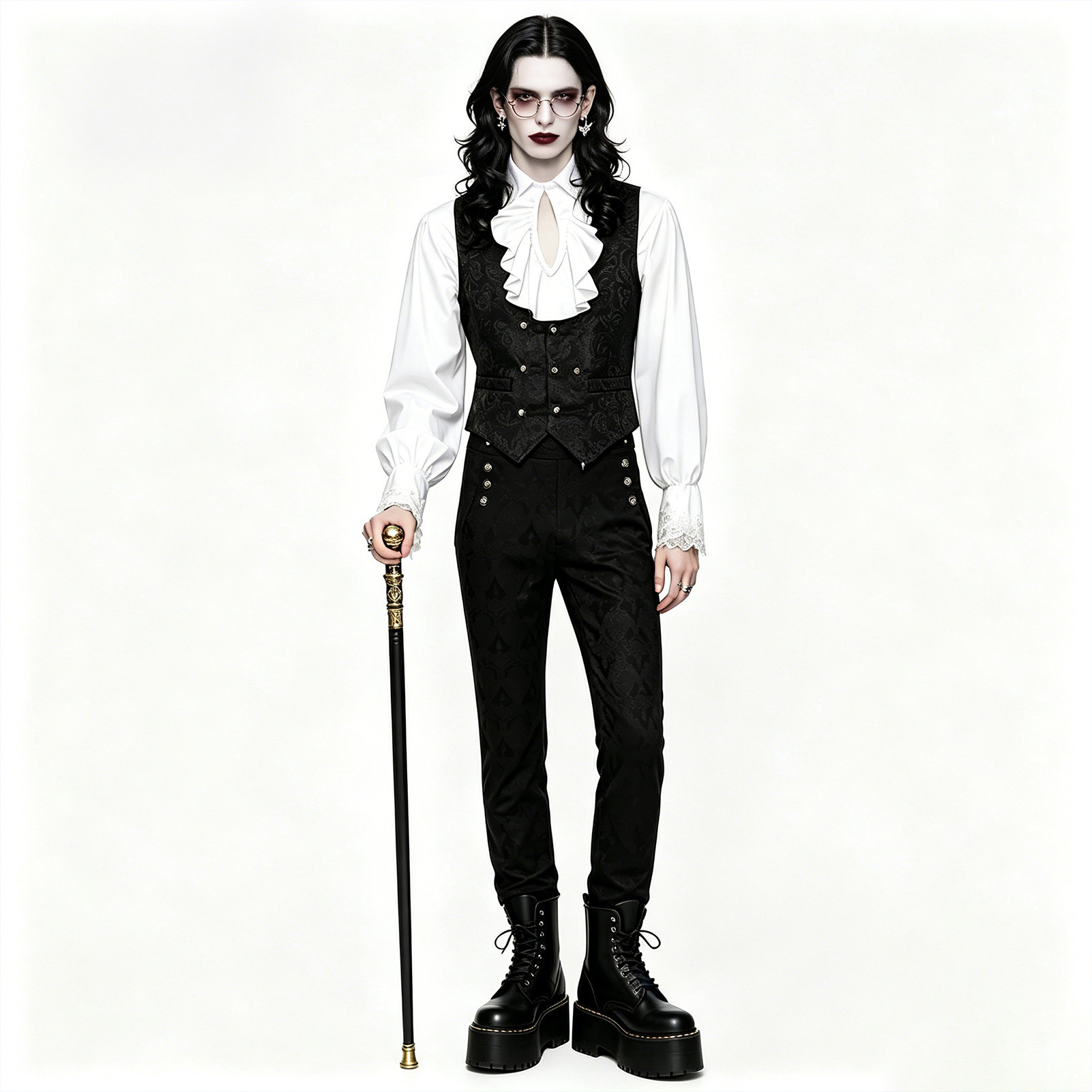 Men's Fashion Steam Punk Pure  - огляд і ціна Winter Clothing Manufacturers