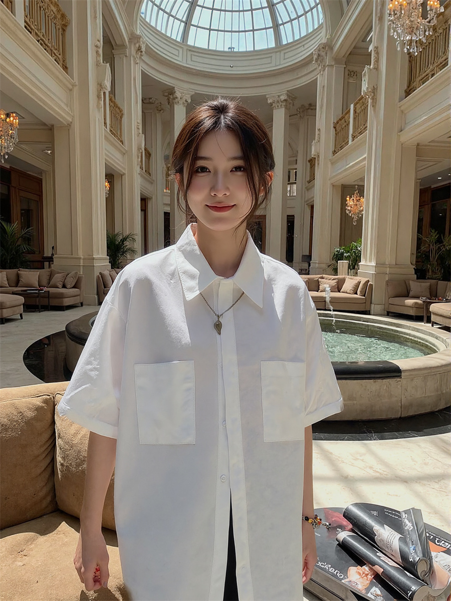 Short Sleeve Korean Style Shir - огляд і ціна Winter Clothing Trends For Women