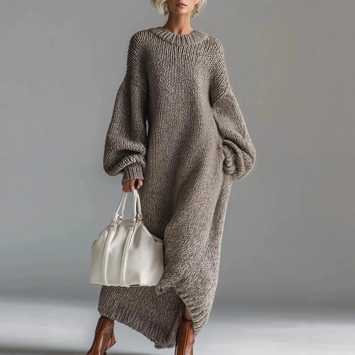 Lantern Sleeve Oversize Loose  - огляд і ціна Winter Clothing H&M