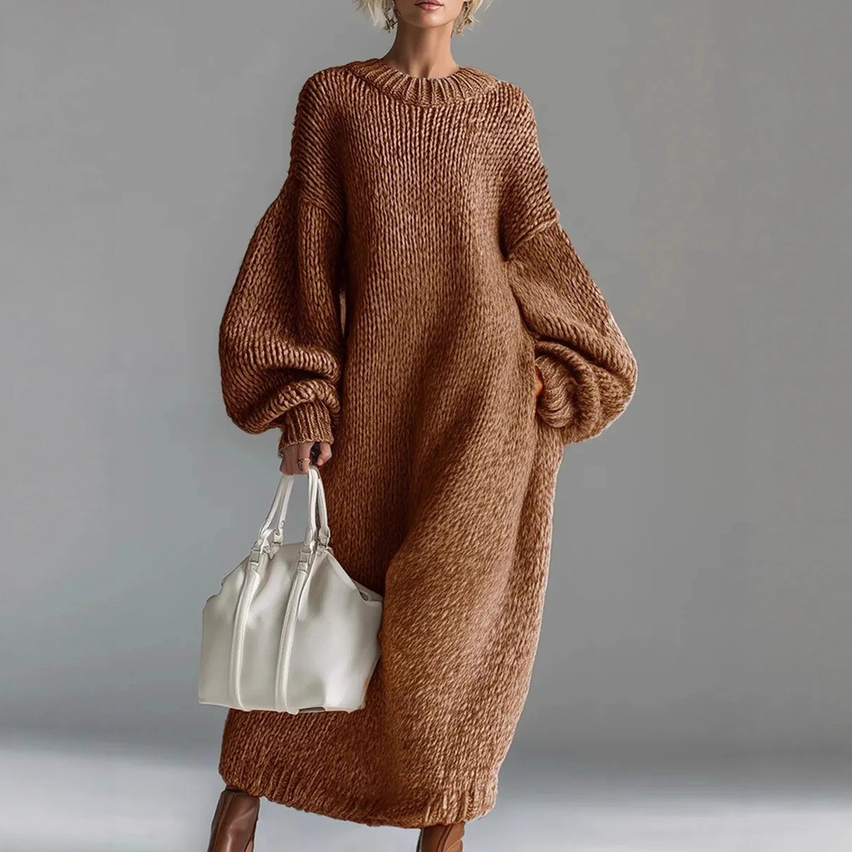 Lantern Sleeve Oversize Loose  - огляд і ціна Winter Clothing H&M
