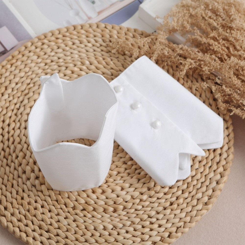 Trend White Fake Cuffs Button  - огляд і ціна Winter Clothing Trends For Women
