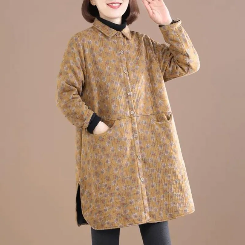 Vintage Floral Print Women Jac - огляд і ціна Winter Clothing Trends For Women