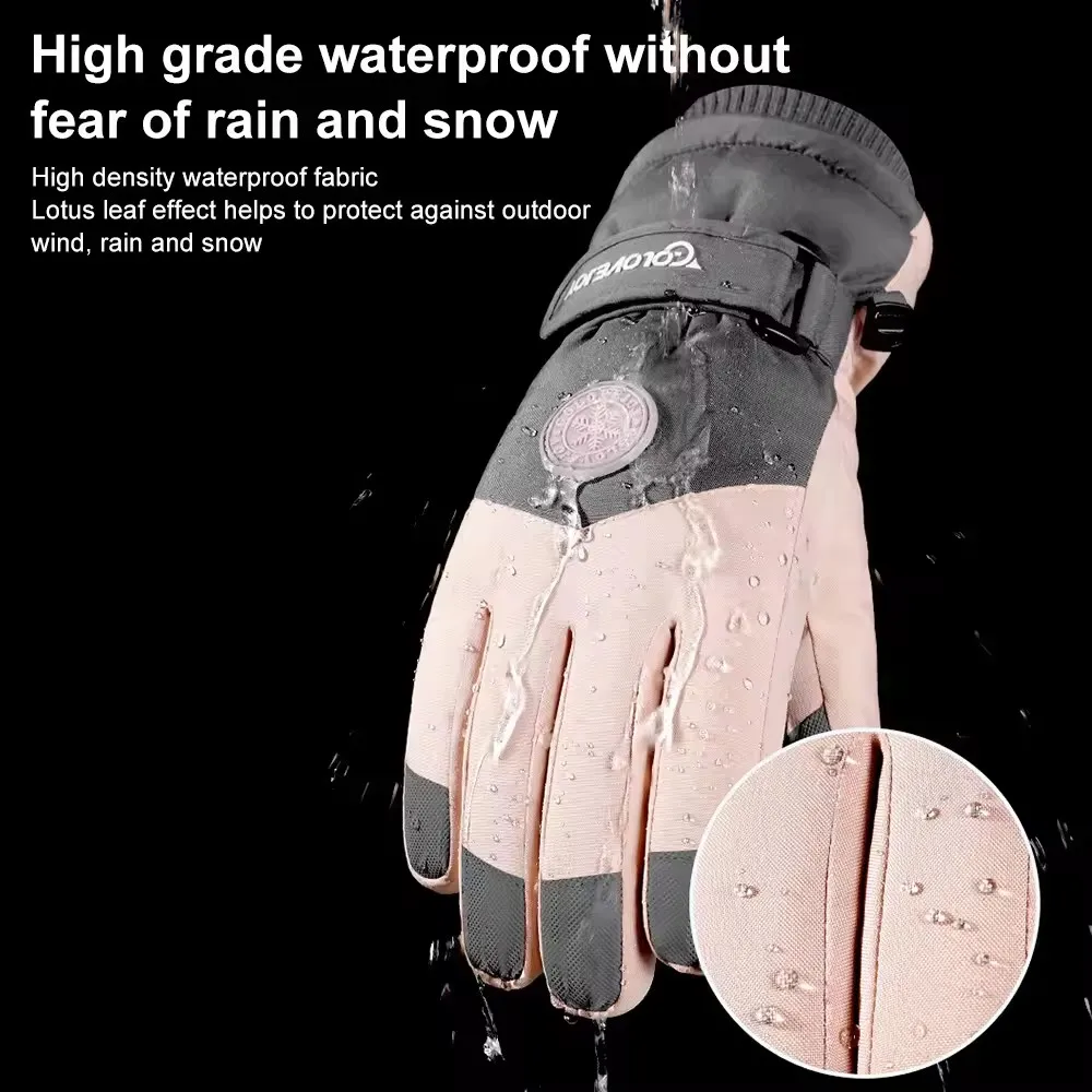 Waterproof Ski Gloves Women Wi - огляд і ціна Waterproof Mitten Ski