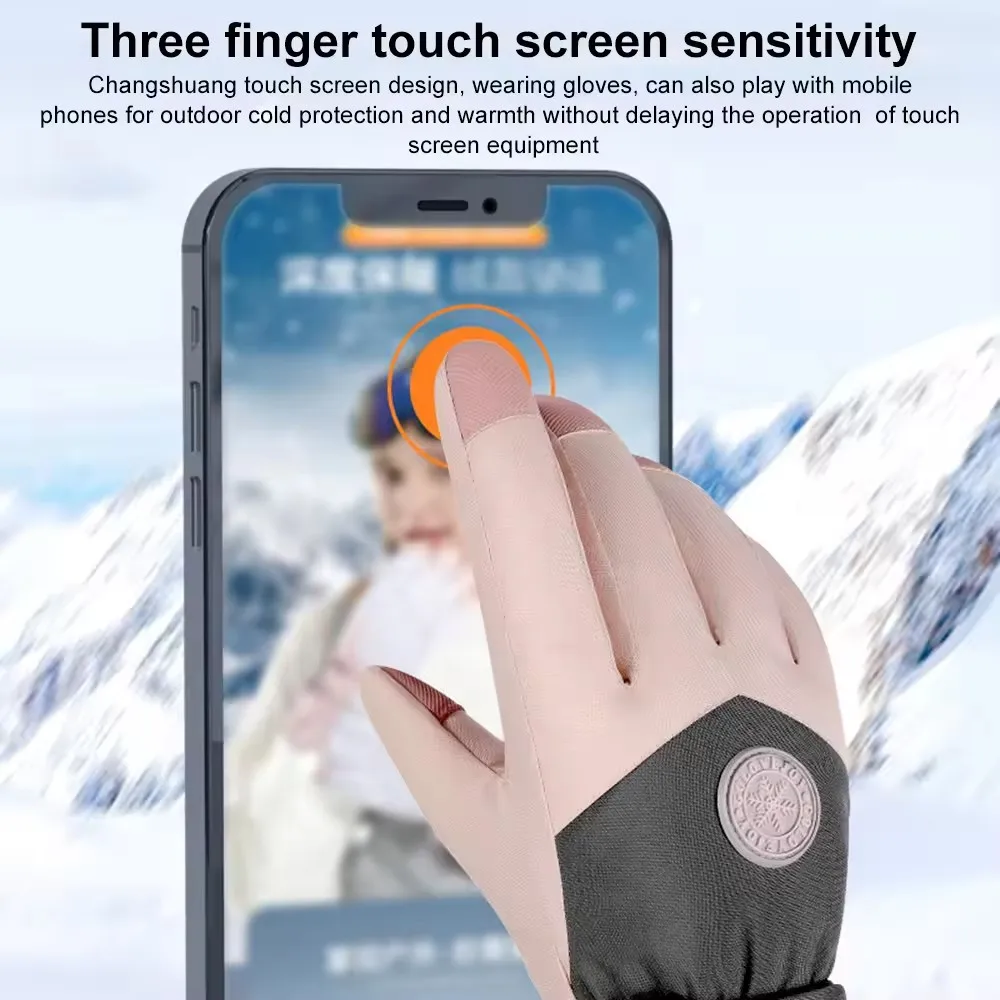 Waterproof Ski Gloves Women Wi - огляд і ціна Waterproof Mitten Ski