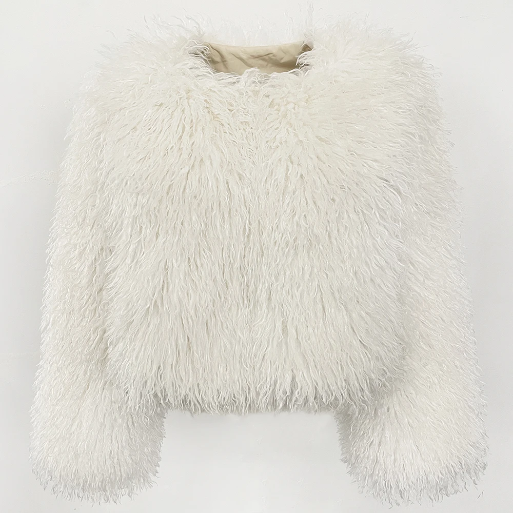 Faux Fur Coat Solid Color Wome - огляд і ціна Winter Clothing Manufacturers