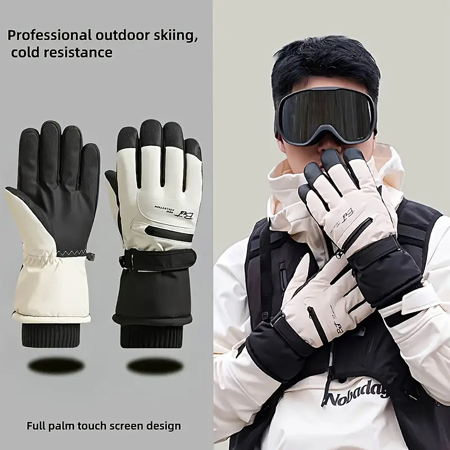 Winter Warm Ski Gloves for Sno - огляд і ціна Waterproof Mitten Ski