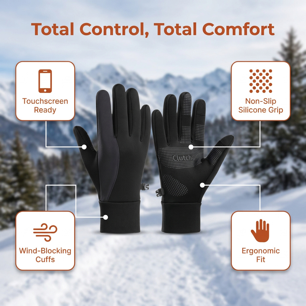 MuqiNush Winter Ski Gloves for - огляд і ціна Waterproof Mitten Ski