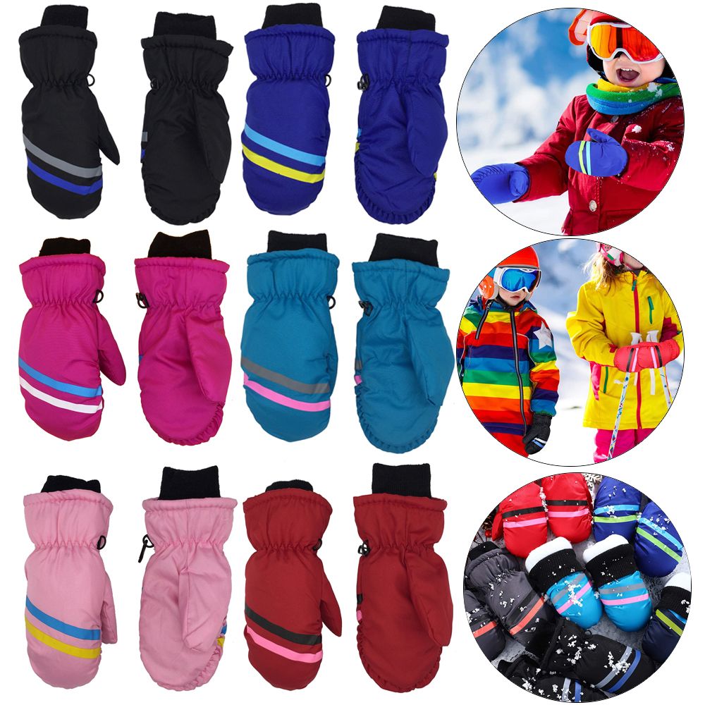 New Children Kids Winter Snow  - огляд і ціна Waterproof Mitten Ski