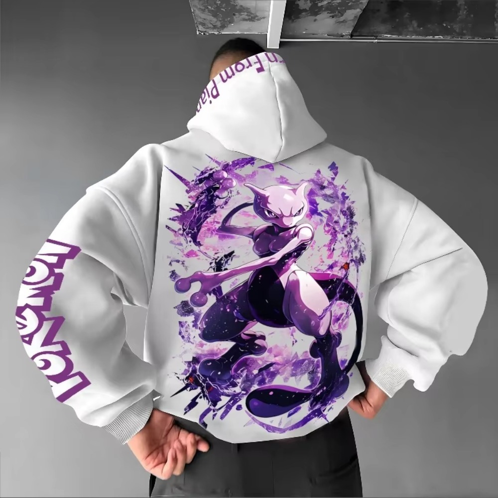 Men's New Pokémon Anime Mewtwo - огляд і ціна Winter Clothing Trends For Women